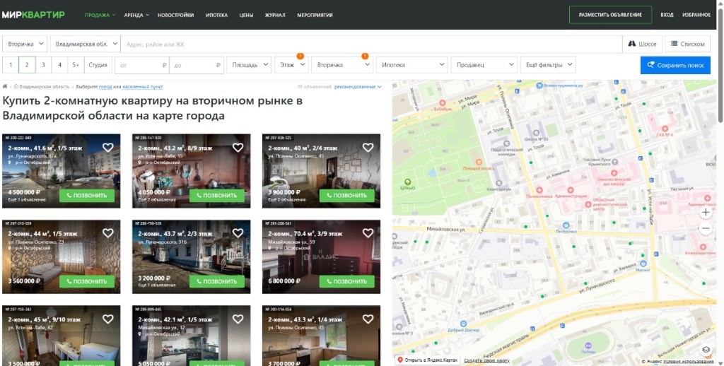 При определении стоимости квартиры опираются на стоимость схожих квартир своего района. Фото: mirkvartir.ru