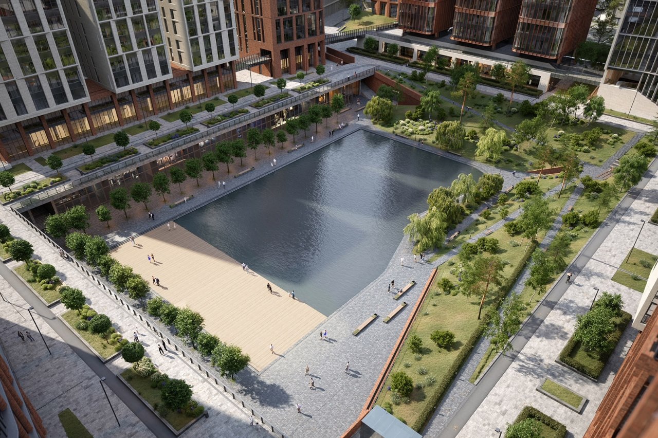 Почти у всех жителей кварталов имеется вид на воду. Фото: Садовые кварталы